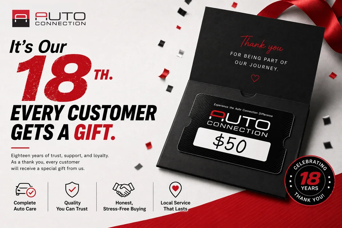 18th anniversary $50 gift card promotion